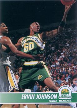 1994-95 Hoops #199 Ervin Johnson Front