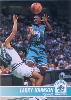 1994-95 Hoops #21 Larry Johnson Front