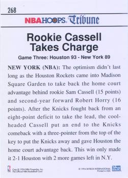 1994-95 Hoops #268 Sam Cassell Back