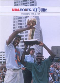 1994-95 Hoops #273 Hakeem Olajuwon Front