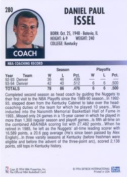 1994-95 Hoops #280 Dan Issel Back