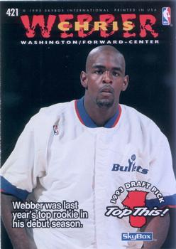 1994-95 Hoops #421 Glenn Robinson / Chris Webber Back