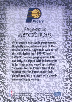 1994-95 Hoops #438 Haywoode Workman Back