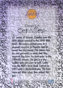 1994-95 Hoops #440 Cedric Ceballos Back