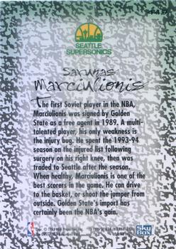 1994-95 Hoops #449 Sarunas Marciulionis Back