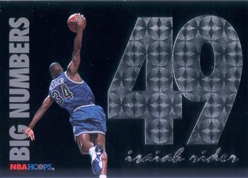 1994-95 Hoops - Big Numbers #BN10 Isaiah Rider Front