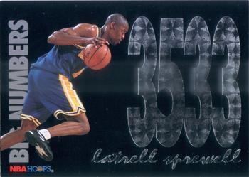 1994-95 Hoops - Big Numbers #BN6 Latrell Sprewell Front