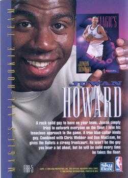1994-95 Hoops - Magic's All-Rookies Foil-Tech #FAR-5 Juwan Howard Back