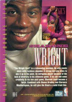 1994-95 Hoops - Magic's All-Rookies #AR-6 Sharone Wright Back