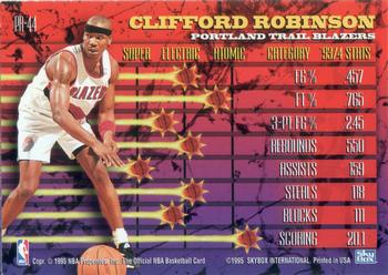 1994-95 Hoops - Hoops Power (Stat Power Ratings) #PR-44 Clifford Robinson Back