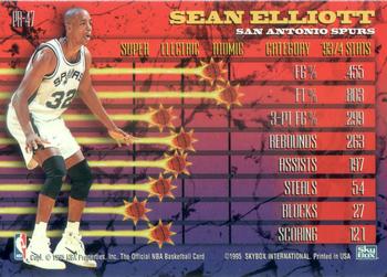 1994-95 Hoops - Hoops Power (Stat Power Ratings) #PR-47 Sean Elliott Back