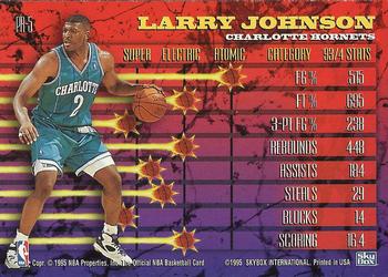 1994-95 Hoops - Hoops Power (Stat Power Ratings) #PR-5 Larry Johnson Back