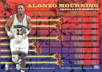 1994-95 Hoops - Hoops Power (Stat Power Ratings) #PR-6 Alonzo Mourning Back