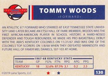 2020 Lana Sports ABA #130 Tommy Woods Back