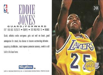 1994-95 SkyBox Premium #244 Eddie Jones Back
