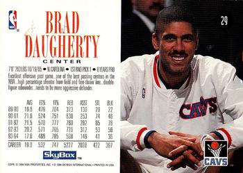 1994-95 SkyBox Premium #29 Brad Daugherty Back