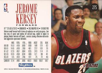 1994-95 SkyBox Premium #275 Jerome Kersey Back