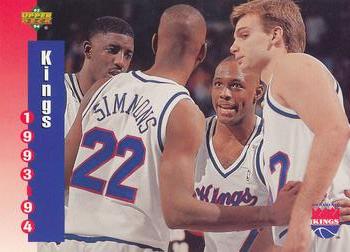 1994 Upper Deck McDonald's Teams (French) #23 Sacramento Kings Front