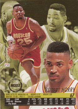 1994-95 Ultra #67 Robert Horry Back