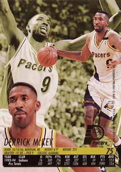 1994-95 Ultra #75 Derrick McKey Back