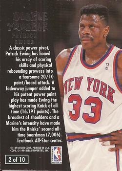 1994-95 Ultra - Double Trouble #2 Patrick Ewing Back