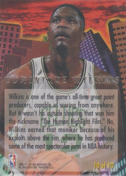 1994-95 Ultra - Jam City #10 Dominique Wilkins Back