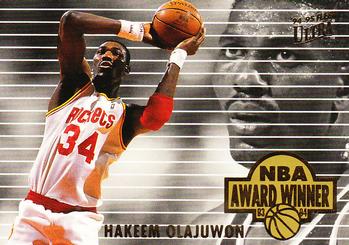 1994-95 Ultra - NBA Award Winners #3 Hakeem Olajuwon Front