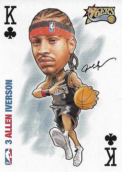 2006 All Pro Deal NBA Sports Playing Cards #K♣ Allen Iverson Front
