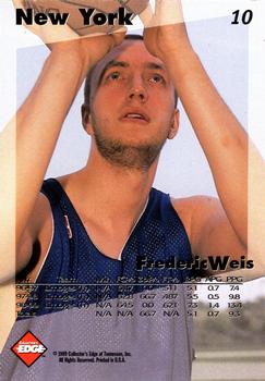 1999 Collector's Edge Rookie Rage - T3 #10 Frederic Weis Back