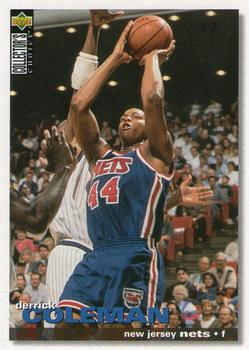 1995-96 Collector's Choice #138 Derrick Coleman Front
