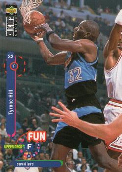 1995-96 Collector's Choice #170 Tyrone Hill Front