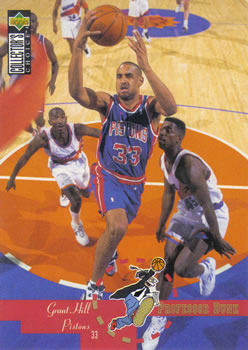 1995-96 Collector's Choice #198 Grant Hill Front