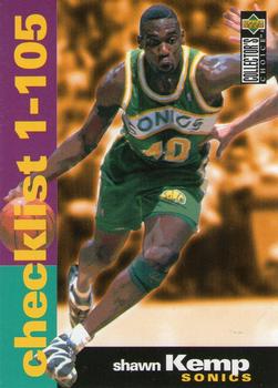 1995-96 Collector's Choice #209 Shawn Kemp Front