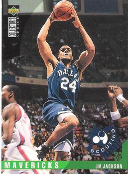 1995-96 Collector's Choice #326 Jim Jackson Front