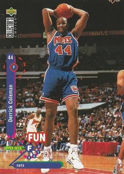 1995-96 Collector's Choice #182 Derrick Coleman Front