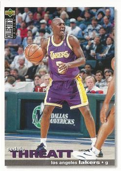 1995-96 Collector's Choice #230 Sedale Threatt Front