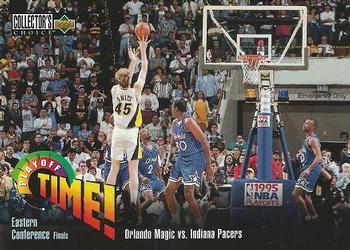 1995-96 Collector's Choice #362 Orlando Magic vs. Indiana Pacers Front