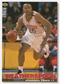 1995-96 Collector's Choice #82 Clarence Weatherspoon Front