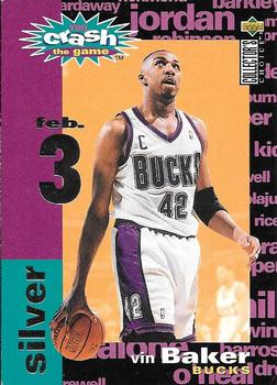 1995-96 Collector's Choice - You Crash the Game Silver: Assists/Rebounds #C9 Vin Baker Front