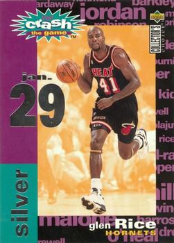1995-96 Collector's Choice - You Crash the Game Silver: Assists/Rebounds #C14 Glen Rice Front