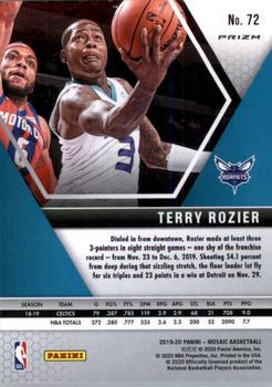 2019-20 Panini Mosaic - Camo Pink #72 Terry Rozier Back