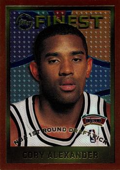 1995-96 Finest #139 Cory Alexander Front