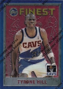 1995-96 Finest #30 Tyrone Hill Front