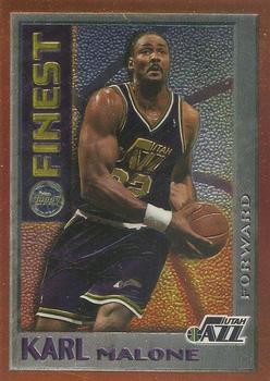 1995-96 Finest - Mystery #M12 Karl Malone Front