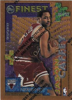 1995-96 Finest - Rookie/Veteran #RV-20 Jason Caffey / Michael Jordan Back