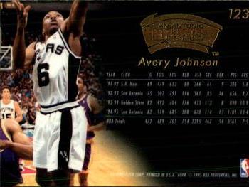 1995-96 Flair #123 Avery Johnson Back