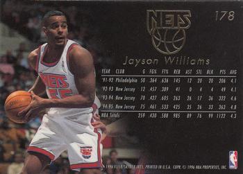 1995-96 Flair #178 Jayson Williams Back