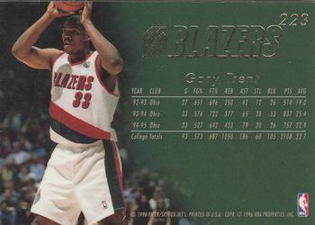 1995-96 Flair #223 Gary Trent Back