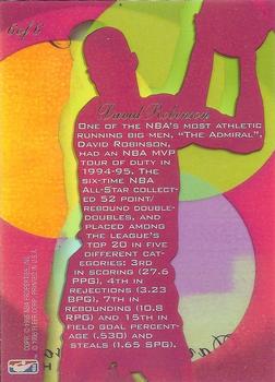 1995-96 Flair - Center Spotlight #6 David Robinson Back