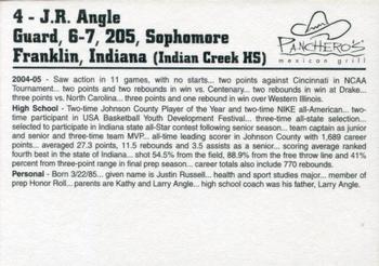 2005-06 Panchero's Iowa Hawkeyes #NNO J.R. Angle Back